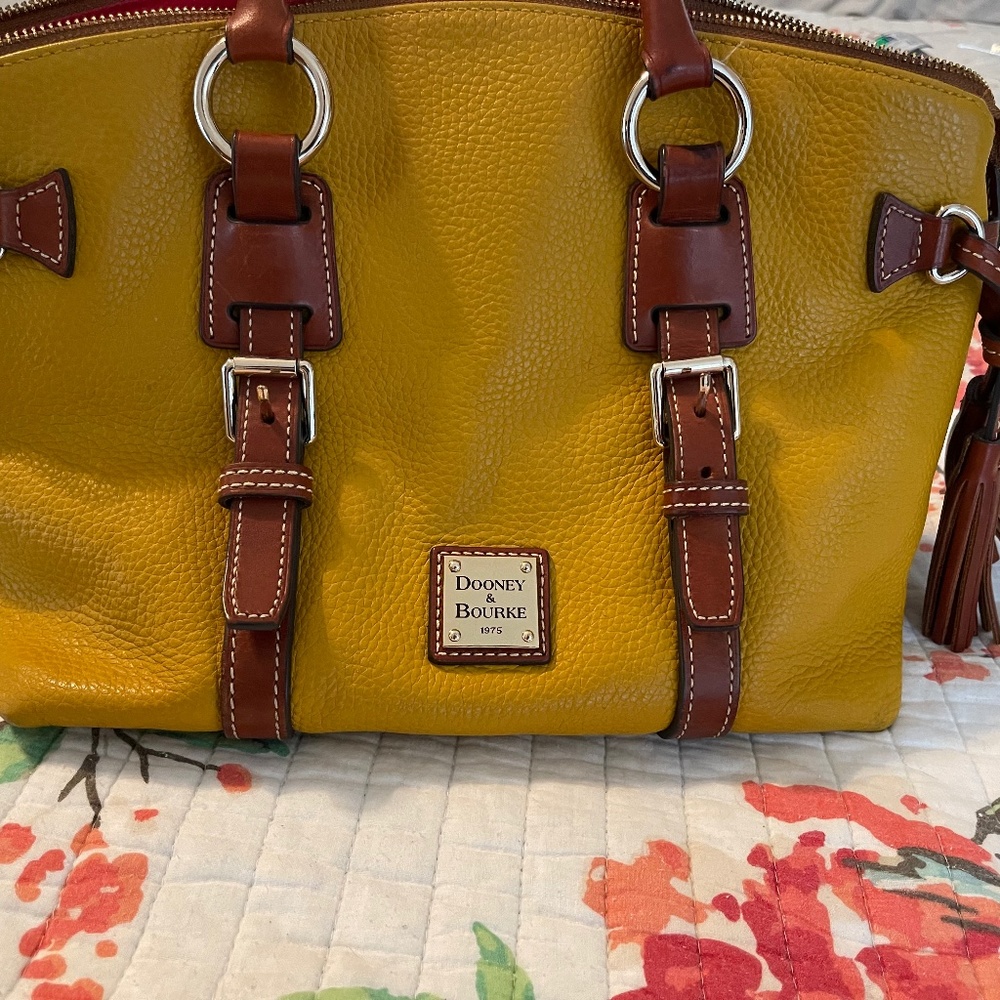 Dooney & Bourke Pebble Grain Leather Satchel